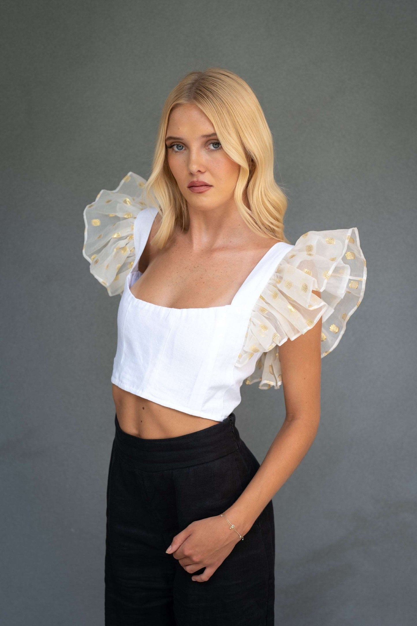 OCHO RIOS FRILL TOP