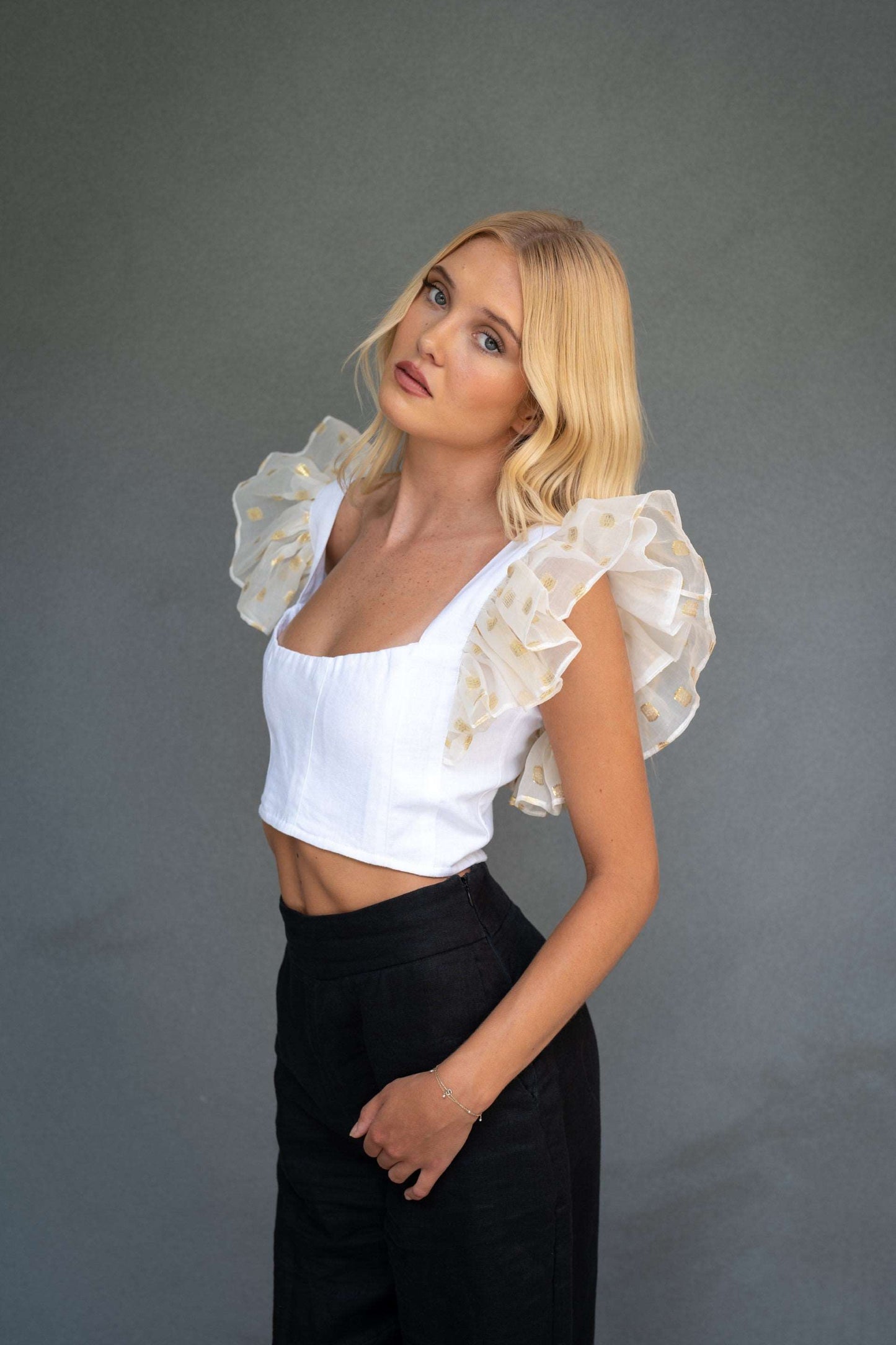 OCHO RIOS FRILL TOP